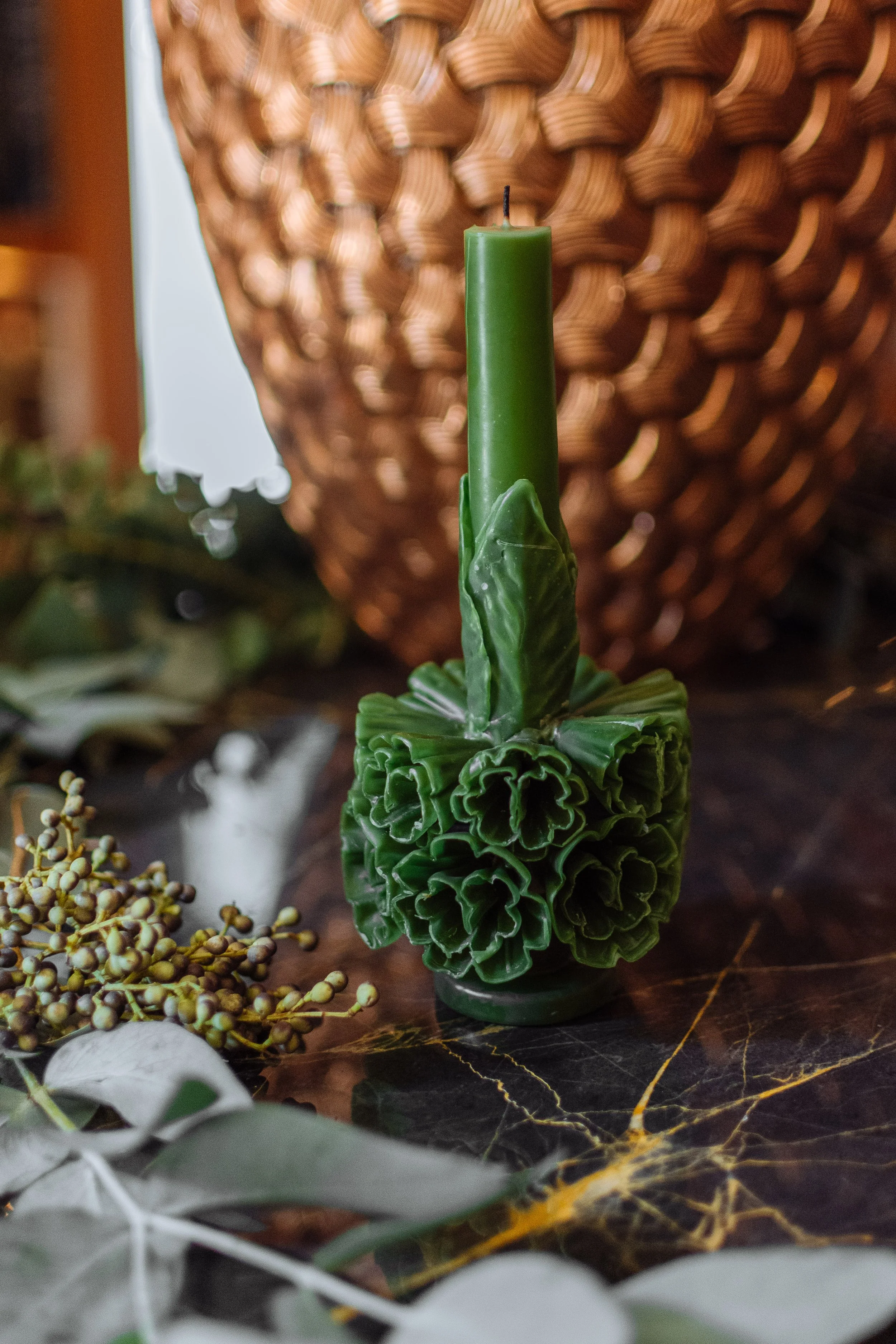 Traditional Oaxacan candle - banderilla design — Cuescoo